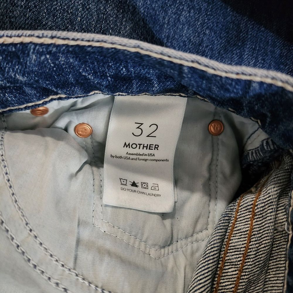 Mother Superior Jeans Women's High Waisted Rider Ankle Running With Scissors 32 - Picture 6 of 9